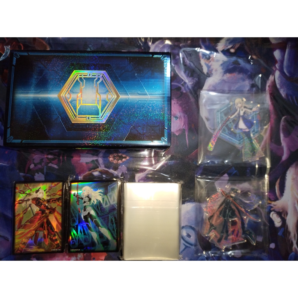 Phụ kiện yugioh sky-striker lấy từ hộp SSB1 secret shiny box