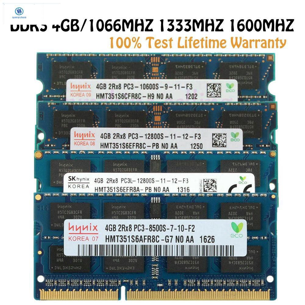 Ram Máy Tính Hynix 4gb 204pin Ddr3 2rx8 Pc3 10600s 12800s 1066 / 1333 / 1600mhz | BigBuy360 - bigbuy360.vn