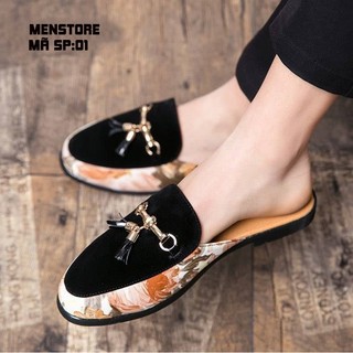 Giày Lười Sục Nam Hàng Quảng Châu Cao Cấp