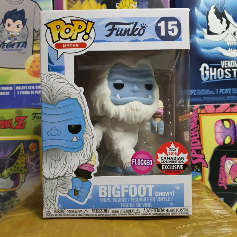Đồ chơi mô hình funko pop 15 Bigfoot (Snowy) [Canadian Convention] - Myths