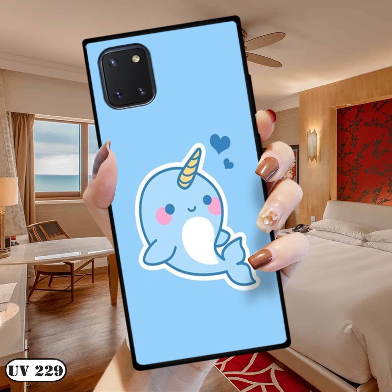 Ốp lưng nhám in hình 3D Samsung Galaxy Note 10 lite