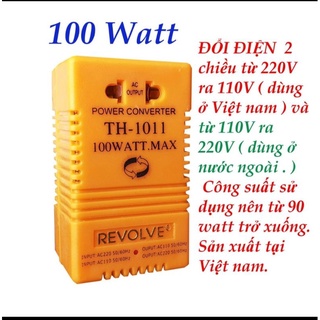 Bộ Chuyển Đổi Điện 220V Ra 110V - 100W
