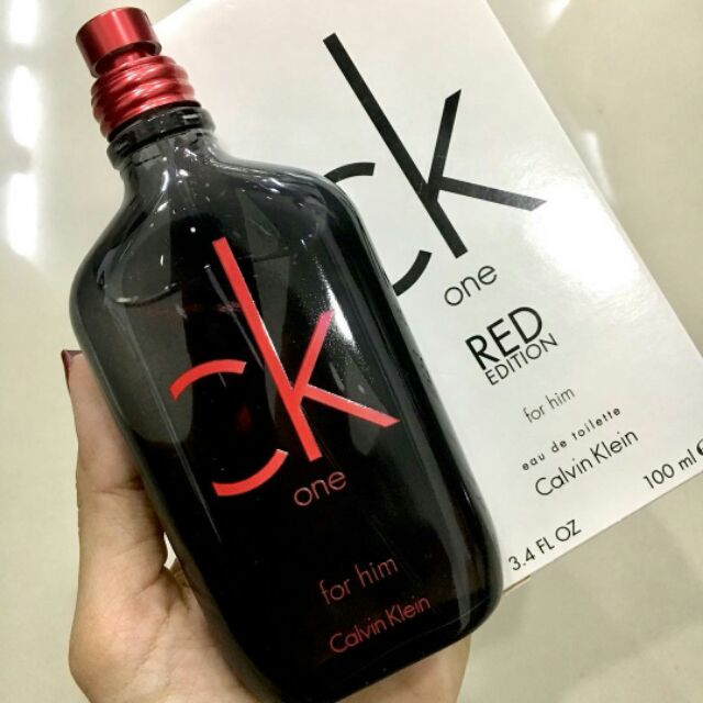 Nước hoa nam CK One RED EDITION FOR HIM 100ml Fullseal