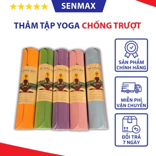Thảm tập yoga 2 lớp chống trượt cao cấp 6mm chống thấm hút mồ hôi