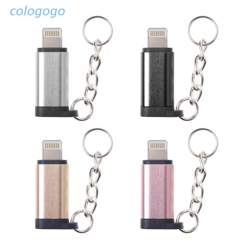 Đầu Chuyển Đổi Móc Khóa Từ Cổng Type C Sang Cổng Lightning Cho iPhone iPad iPod