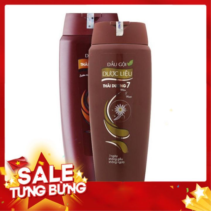 Dầu Gội Thái Dương 7 Chai 200ml – Sạch Gầu Dưỡng Tóc, Giúp Tóc Suôn Mềm