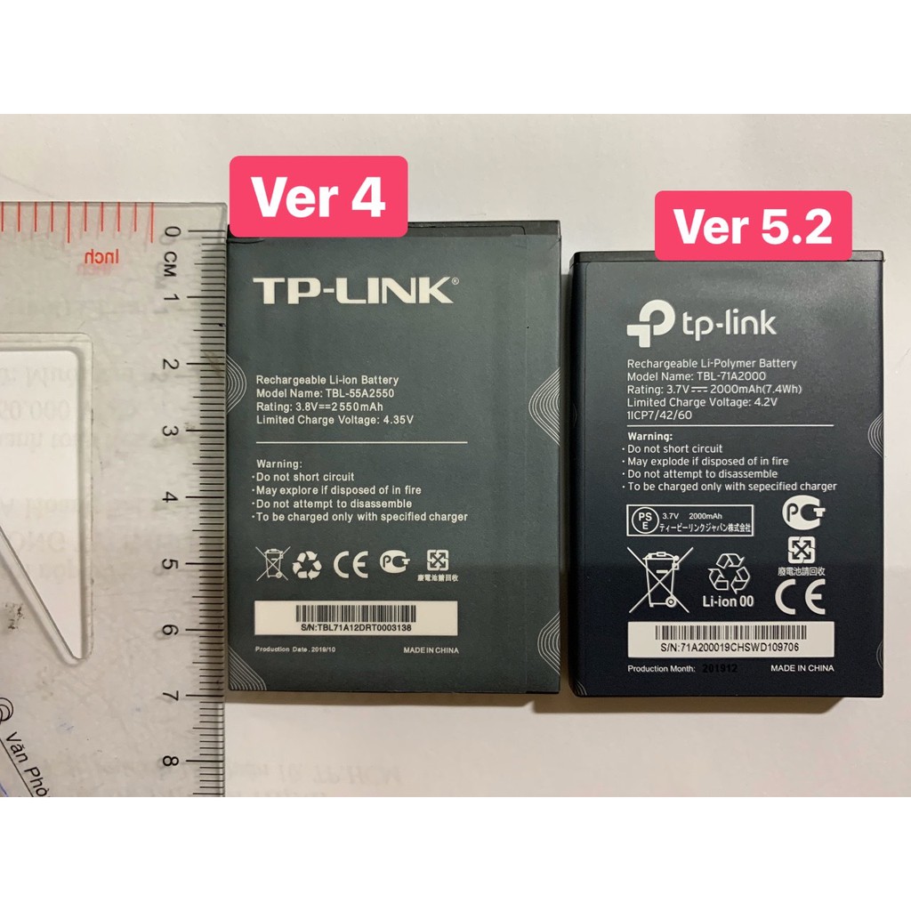 Pin Thay Thế Cho Bộ Phát WifFi 4G TP-LINK m7350