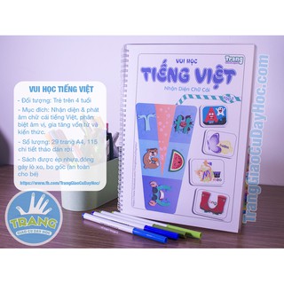 Vui học Tiếng Việt - Tập 1 ( Nhận diện chữ cái) - TrangGiaoCuDayHoc