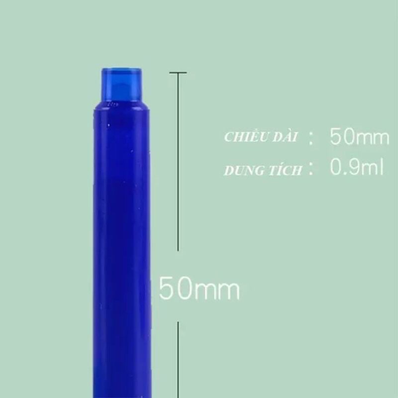 Hộp 30 ống mực tẩy, xoá được_Ống mực khô bút máy tẩy được