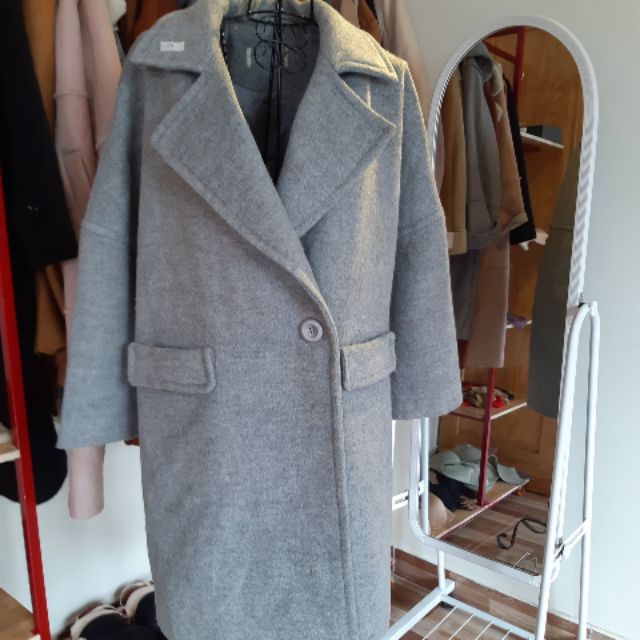 Áo mangto dạ màu lông chuột