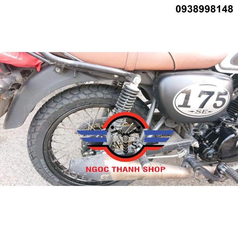 Lốp gai bán địa hình siêu êm không kêu khi chạy size 17  cho GD110 W175 và các dòng xe --NTS