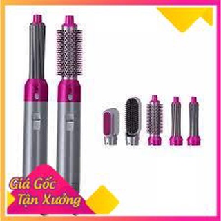 Máy tạo kiểu tóc, lược điện làm tóc đa năng 5in1 kiêm máy sấy tóc tự động, uốn xoăn, làm