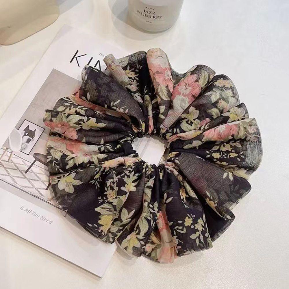 Dây Cột Tóc Họa Tiết Hoa Phong Cách Hàn Quốc Ngọt Ngào Xinh Xắn WMES15H