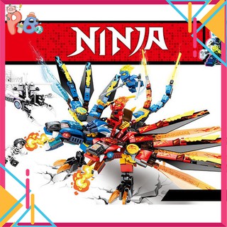 Lego ninjago - đồ chơi lego minecraft lắp ghép ninja rồng 2 đầu - 426+ chi tiết