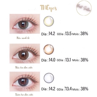 Tổng hợp Lens Kính Áp Tròng tự nhiên đủ màu, giãn tròng, áp tròng 0 độ TNEYES