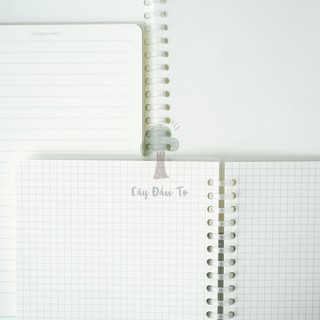 Sổ Bìa Còng Nhựa Basic Binder Note Trắng Trong A5/B5