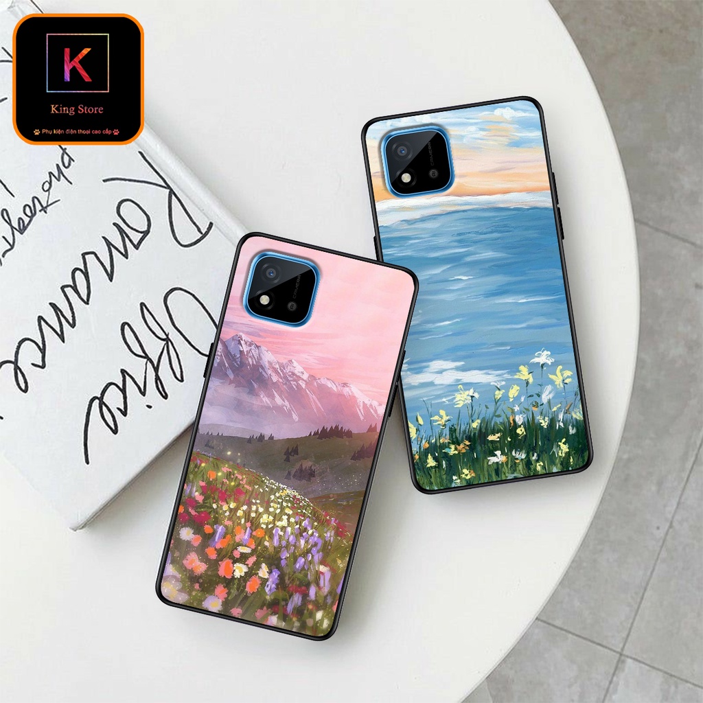 Ốp Lưng Oppo Realme C11 2020 - Realme C11 2021 - Ốp Oppo in hình Cánh đồng hoa - Chất liệu TPU siêu bền