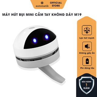 Máy hút bụi mini cầm tay không dây để bàn, máy hút bụi bàn phím, máy tính, laptop, bàn học, bàn làm việc m19 - automatik