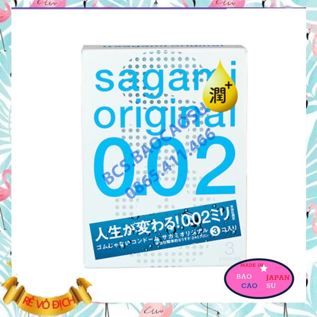 Combo 23 bao cao su Kéo dài thời gian Sagami Feel Long 10 + Miracle Fit 10 + Original 0.02 hộp 03 [Free Ship]
