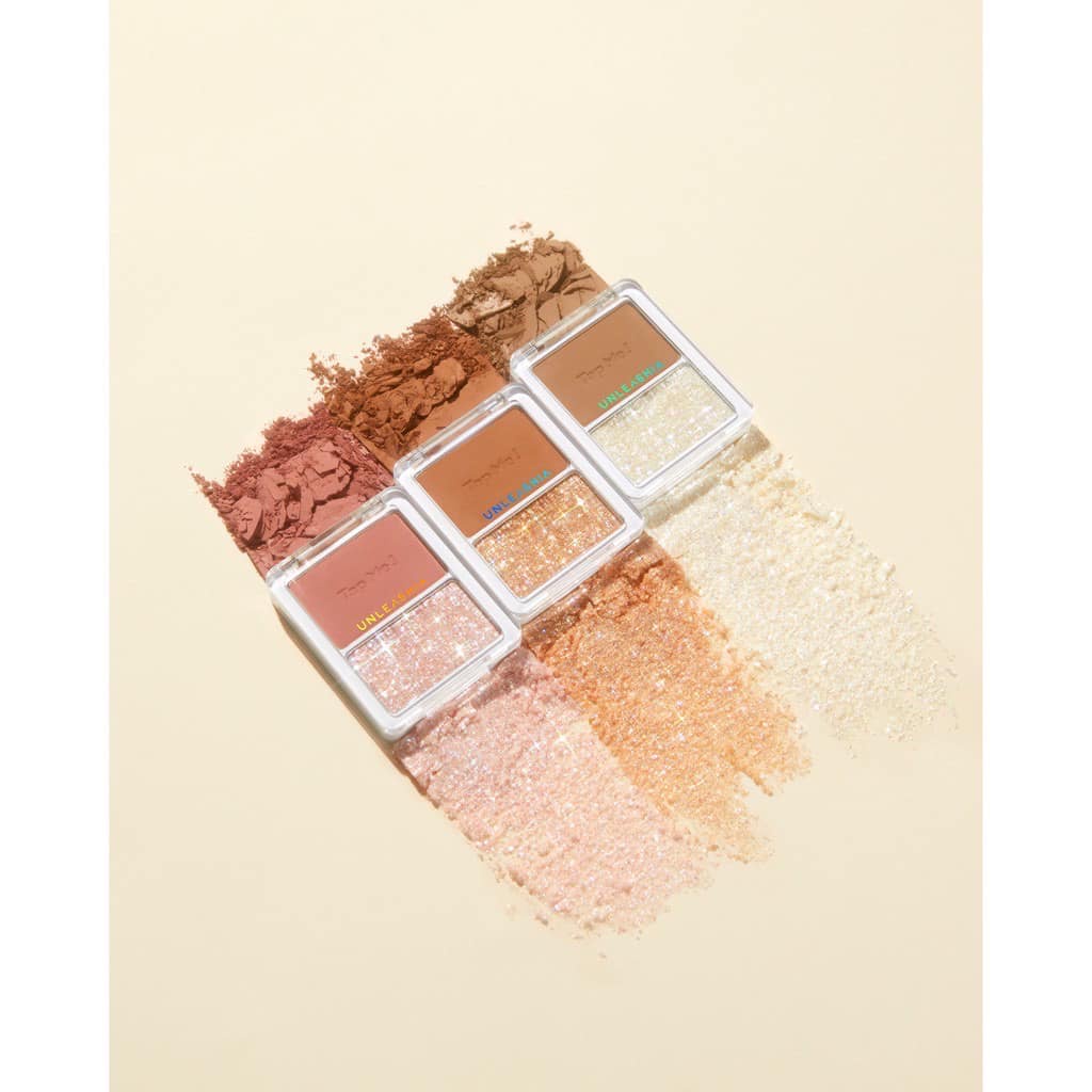 Bảng Phấn Mắt 2 Màu Ánh Nhũ Lung Linh Unleashia Tap Me Palette Duo 8.4g