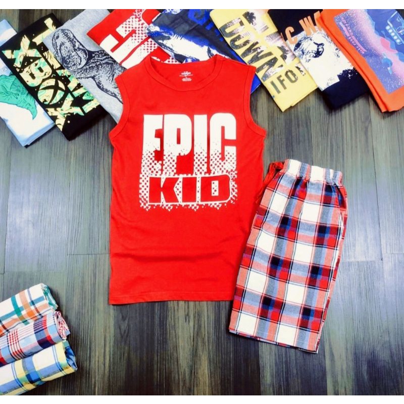 Bộ bé trai size đại  quần kaki, áo thun