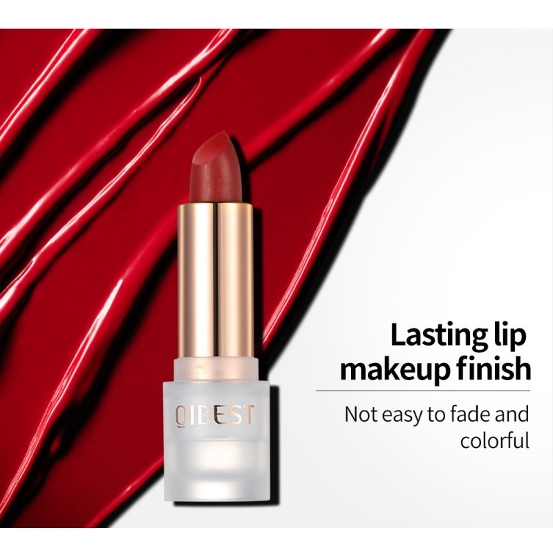 [Hàng mới về] Son lì QIBEST lâu trôi mềm mịn như nhung