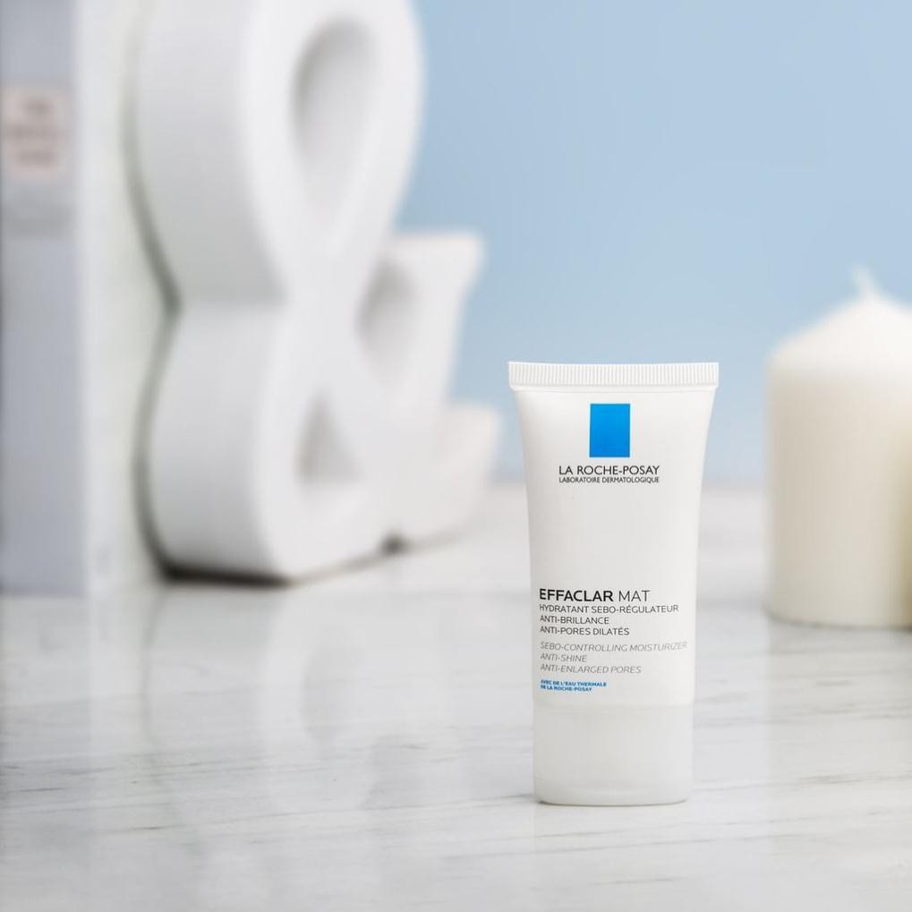 Kem Dưỡng Kiềm Dầu - La Roche-Posay Effaclar Mat 40ml ( Kèm Tẩy Trang Effaclar 50ml )