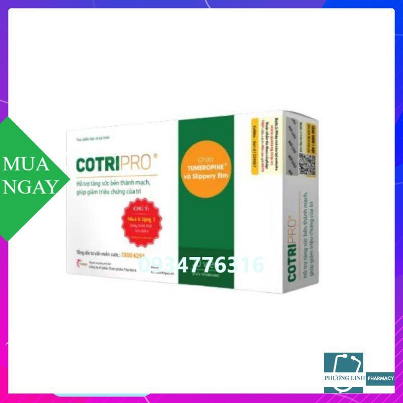 [CHÍNH HÃNG] VIÊN UỐNG COTRIPRO - CO BÚI TRĨ, NGỪA TÁO BÓN, BỀN VỮNG THÀNH MẠCH