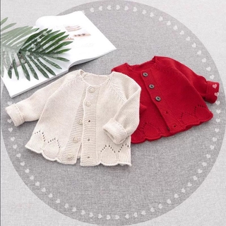 Áo Len Cho Bé Cardigan Bé Gái Dệt Kim Trẻ Em Xuân Thu Quần Áo Bé Gái Áo Khoác Bé Gái 1-3 Tuổi Bé Gái Thời Trang Cao Cấp