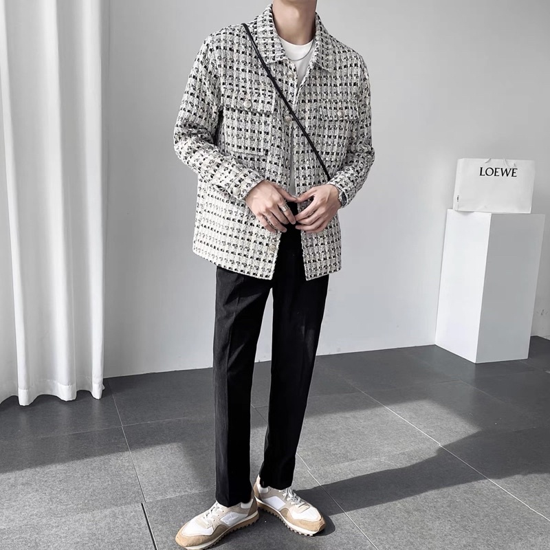 ÁO KHOÁC DẠ TWEED NAM |TAHISHOP|