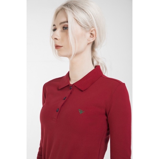 Áo phông polo nữ tay dài DARNELL có cổ chất cotton siêu mềm mại form tôn dáng, thoáng mát năng động bền màu DN829