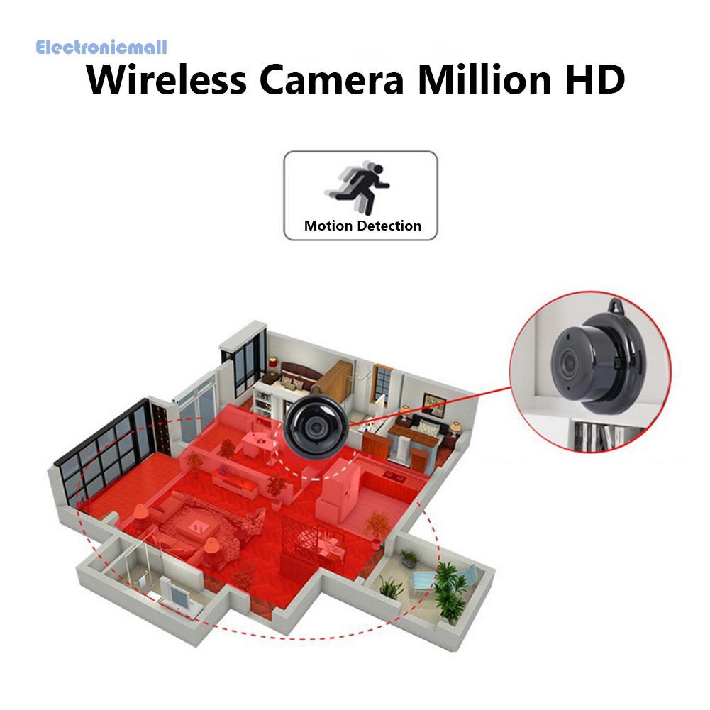 Camera An Ninh Mini Kết Nối Wifi Ip V38 1080p Với Tầm Nhìn Ban Đêm