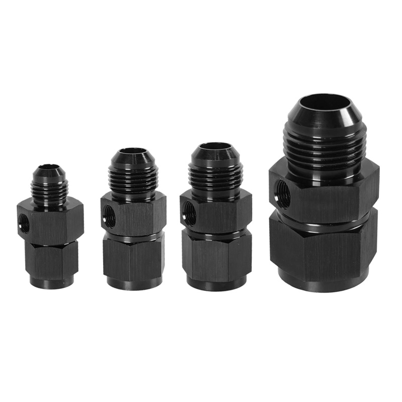 Đồng Hồ Đo Áp Suất Dầu 1 8 NPT AN4 AN6 AN8 AN10 AN12 Bằng Nhôm Chuyên Dụng