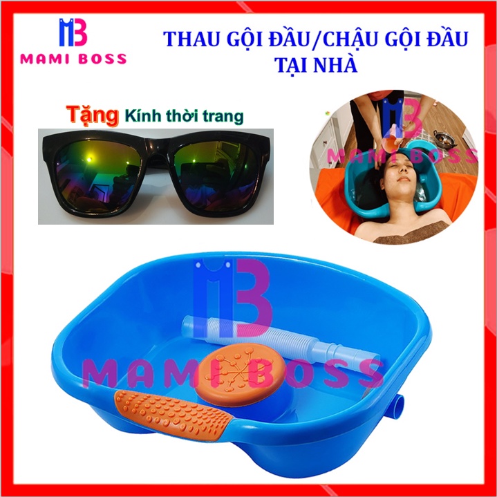 THAU GỘI ĐẦU/ CHẬU GỘI ĐẦU TẠI GIƯỜNG, TẠI NHÀ MAMIBOSS DÙNG CHO TRẺ NHỎ, MẸ BẦU, PHỤ NỮ SAU SINH, NGƯỜI GIÀ, NGƯỜI BỆNH