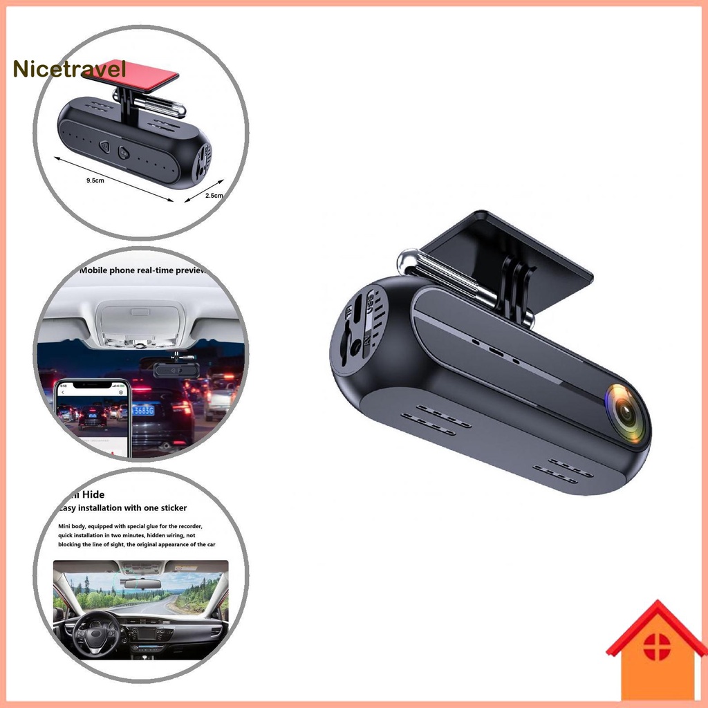 Camera hành trình mini tự động Dashcam 1080P cho xe hơi