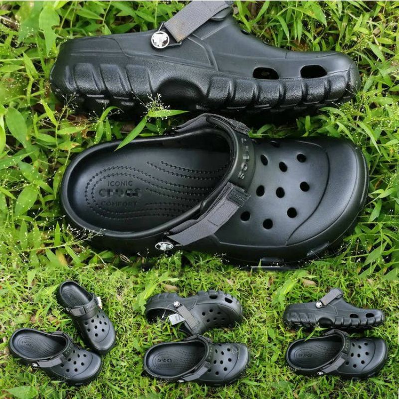DÉP SỤC NHỰA CROCS OFFROAD SPORT CLOG CHO NAM MÀU ĐEN