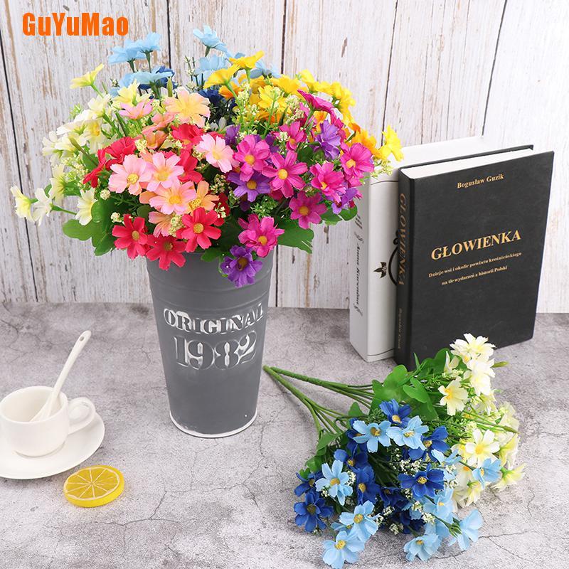 1 Bó 7 Nhánh 28 Đầu Hoa Cúc Nhân Tạo Trang Trí Tiệc Cưới