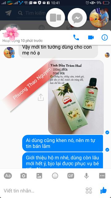 Tinh dầu tràm huế