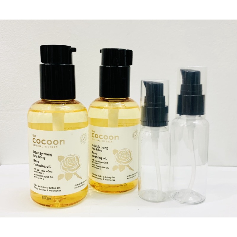 Dầu tẩy trang hoa hồng cocoon 140ml