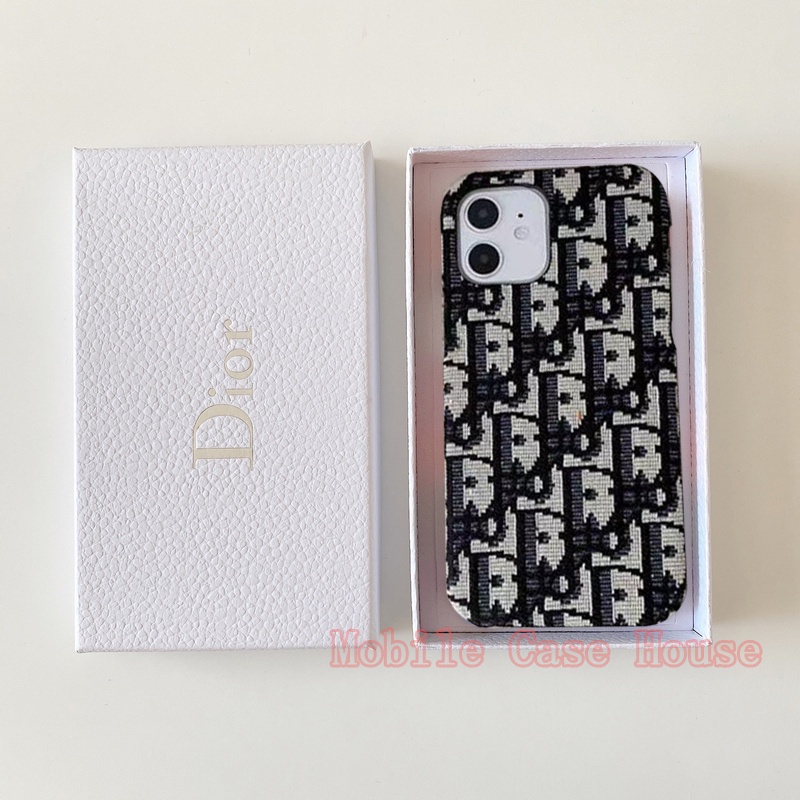 Ốp Điện Thoại Cứng Thêu Họa Tiết D1R Cho iphone 13 pro Max 13mini 12 pro Max 11 X 6sp 7 8 plus XR Xs Max