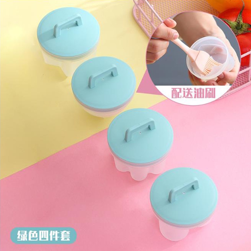 [FREESHIP] Set 4 khuôn hấp trứng làm bánh ăn dặm cho bé khuôn nhựa chịu nhiệt cao cấp