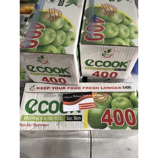 Màng bọc thực phẩm ecook e400 loại to cam kết chất lượng màng bọc thực phẩm an toàn ecook e400