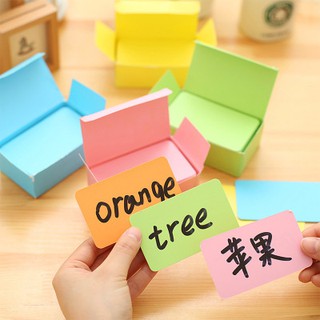 Hộp 100 giấy note học từ vựng xinh xắn