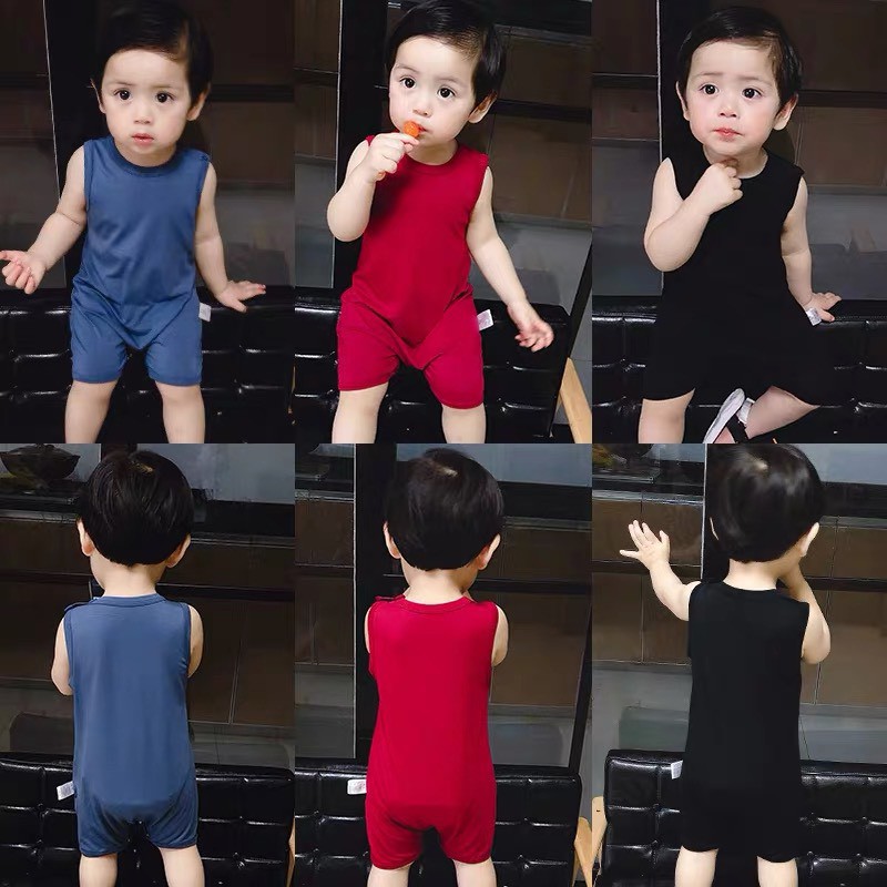 Bộ Jumpsuit trẻ em Mầm Store cho bé trai và gái từ 7 đến 16kg