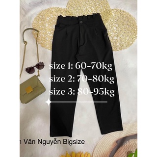 quần nút lưng bèo bigsize