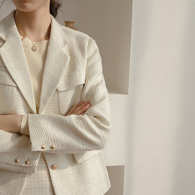 áo vest dạ tweed
