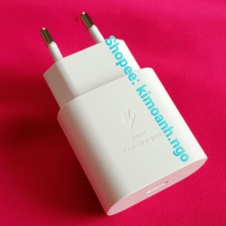 Củ Sạc Nhanh 25W Samsung Note10, Note10+, Note10 Lite, Note20, Note20 Ultra, Note20 Ultra 5G... Mới 100%