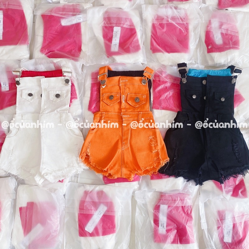 Set yếm kèm áo siêu xinh cho bé