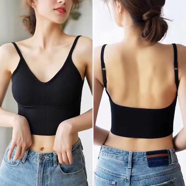 Áo Lót Bra Gym yoga Croptop Khoét Lưng Phiên Bản Mới Hot 657