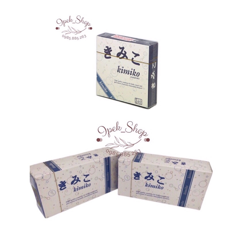 Bao cao su KIMIKO trơn và gai kiểu truyền thống - Ipek_Shop